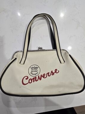 0Vintage 90s Y2K Converse All-Star Champion White Purse